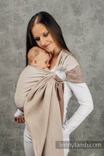 Ladda upp bild till gallerivisning, Ringsjal - LITTLE HERRINGBONE BABY CAFFE LATTE - 100% bomull

