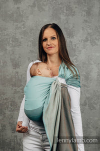 Lenny Lamb Ringsjal - LITTLE HERRINGBONE BABY MINT - 100% bomull