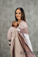 Load image into Gallery viewer, Ringsjal - LITTLE HERRINGBONE BABY PINK- 100% bomull
