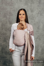 Load image into Gallery viewer, Ringsjal - LITTLE HERRINGBONE BABY PINK- 100% bomull
