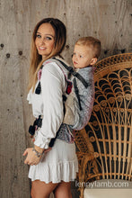 Load image into Gallery viewer, LennyPreschool Carrier - WILD WINE - VINEYARD - 100% cotton

