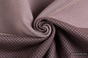 Ringsjal - LITTLE HERRINGBONE BABY PINK- 100% bomull