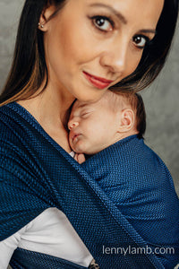 Lenny Lamb Woven Baby Wrap - COBALT - 100% cotton