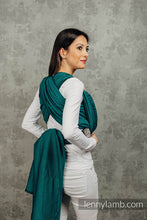 Ladda upp bild till gallerivisning, Lenny Lamb Woven Baby Wrap/Vävd sjal - EMERALD - 100% bomull
