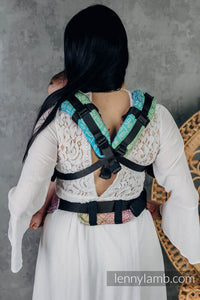 LennyUpGrade Carrier - PEACOCK'S TAIL - BUBBLE - 100% bomull