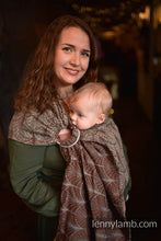 Load image into Gallery viewer, Ring Sling - DECO - RETRO STATE OF MIND - 61% cotton, 39% Tussah silk
