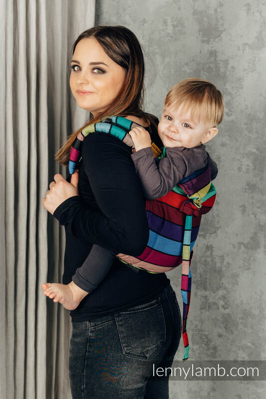 Lenny Buckle Onbuhimo Carrier - CAROUSEL OF COLORS - 100% bomull