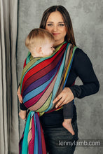 Ladda upp bild till gallerivisning, Lenny Lamb Woven Baby Wrap/Vävd sjal - CAROUSEL OF COLORS - 100% bomull
