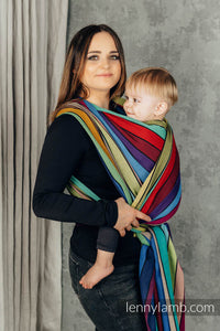 Lenny Lamb Woven Baby Wrap/Vävd sjal - CAROUSEL OF COLORS - 100% bomull