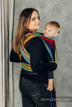 Ladda upp bild till gallerivisning, Lenny Lamb Woven Baby Wrap/Vävd sjal - CAROUSEL OF COLORS - 100% bomull
