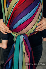 Ladda upp bild till gallerivisning, Lenny Lamb Woven Baby Wrap/Vävd sjal - CAROUSEL OF COLORS - 100% bomull
