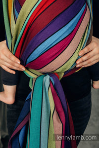 Lenny Lamb Woven Baby Wrap/Vävd sjal - CAROUSEL OF COLORS - 100% bomull