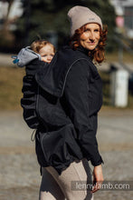 Load image into Gallery viewer, Softshell Babywearing Coat - Black
