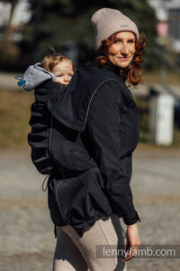 Softshell Babywearing Coat - Black