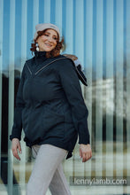 Load image into Gallery viewer, Softshell Babywearing Coat - Black
