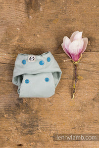 Tygblöjsset startpaket, Herringbone Green Pea & Fresh Mint - Storlek Newborn
