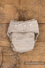 Ladda upp bild till gallerivisning, Tygblöjsset startpaket, Herringbone Natural &amp; Brown &amp; Black Stripes - Storlek OS (One Size)
