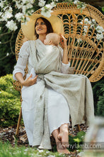 Load image into Gallery viewer, Lenny Lamb Woven Baby Wrap - LOTUS - NATURAL - 100% linen
