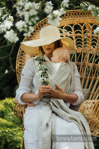 Lenny Lamb Woven Baby Wrap/Vävd sjal - LOTUS - NATURAL - 100% linne