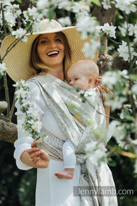 Lenny Lamb Woven Baby Wrap/Vävd sjal - LOTUS - NATURAL - 100% linne