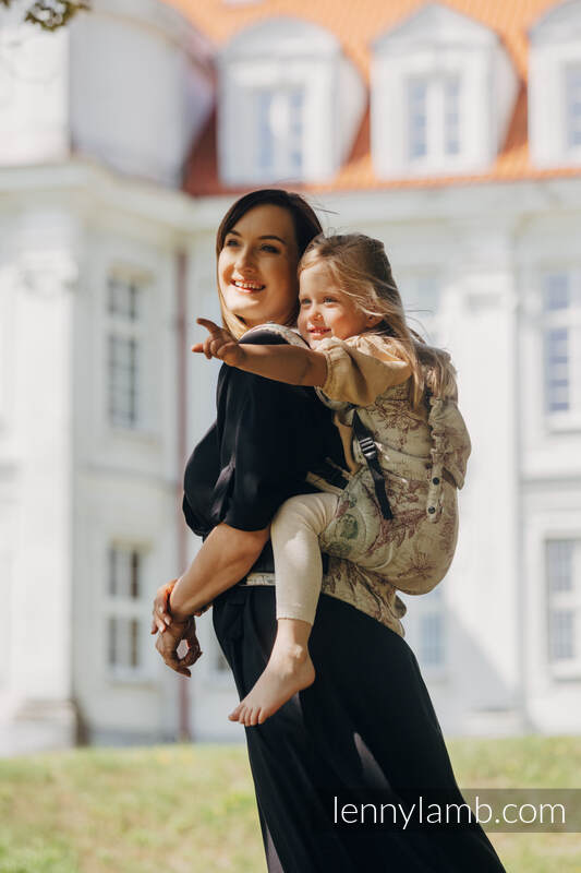 LennyPreschool Carrier - HERBARIUM - RECLAIMED BY NATURE - 45% bomull, 33% merinoull 14% kashmir, 8% silke