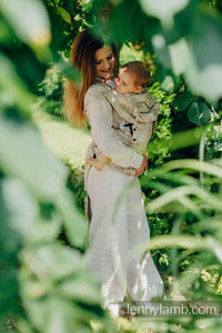 LennyHybrid Half Buckle Carrier - INFINITY - GOLDEN HOUR - 50% bomull, 50% bambu viskos - Standard