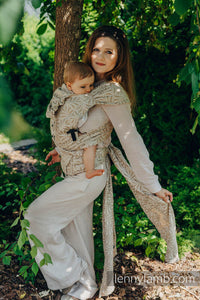 LennyHybrid Half Buckle Carrier - INFINITY - GOLDEN HOUR - 50% bomull, 50% bambu viskos - Standard