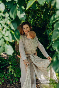 Lenny Lamb Woven Baby Wrap/Vävd sjal - INFINITY - GOLDEN HOUR - 50% bomull, 50% bombu viskos