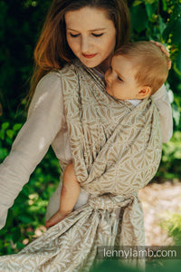 Lenny Lamb Woven Baby Wrap/Vävd sjal - INFINITY - GOLDEN HOUR - 50% bomull, 50% bombu viskos