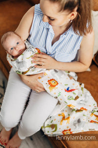Swaddle Blanket Maxi 135x200cm - TRIP TO THE ZOO