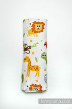 Load image into Gallery viewer, Swaddle Blanket 120x120cm - TRIP TO THE ZOO
