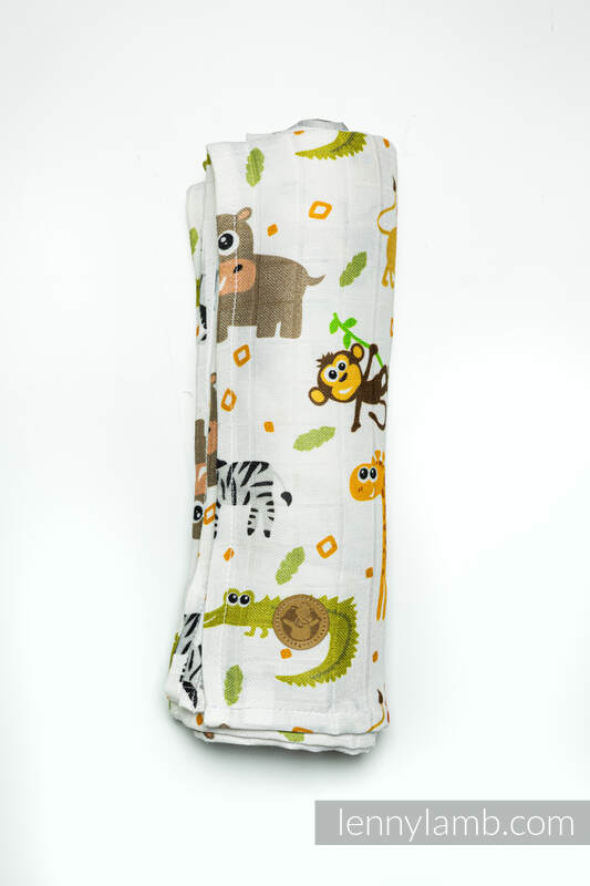 Swaddle Blanket Maxi 135x200cm - TRIP TO THE ZOO