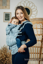 Ladda upp bild till gallerivisning, LennyGo Ergonmic Carrier - DECO - PALTINUM BLUE - 100% bomull

