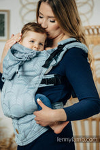 Ladda upp bild till gallerivisning, LennyGo Ergonmic Carrier - DECO - PALTINUM BLUE - 100% bomull
