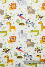 Ladda upp bild till gallerivisning, Swaddle Blanket Maxi 135x200cm - TRIP TO THE ZOO
