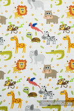 Load image into Gallery viewer, Swaddle Blanket 120x120cm - TRIP TO THE ZOO
