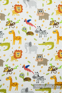 Swaddle Blanket 120x120cm - TRIP TO THE ZOO