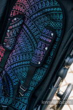 Ladda upp bild till gallerivisning, Barnvagnsunderlag för sittvagn - PEACOCK&#39;S TAIL - BLACK OPAL
