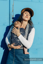 Load image into Gallery viewer, Lenny Lamb Woven Baby Wrap/Vävd sjal - LOTUS - HARMONY LIMITED EDITION - 61% bomull, 39% tussah silke
