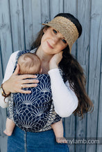 Load image into Gallery viewer, Lenny Lamb Woven Baby Wrap/Vävd sjal - LOTUS - HARMONY LIMITED EDITION - 61% bomull, 39% tussah silke

