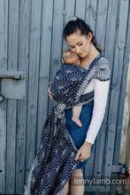 Load image into Gallery viewer, Lenny Lamb Woven Baby Wrap/Vävd sjal - LOTUS - HARMONY LIMITED EDITION - 61% bomull, 39% tussah silke
