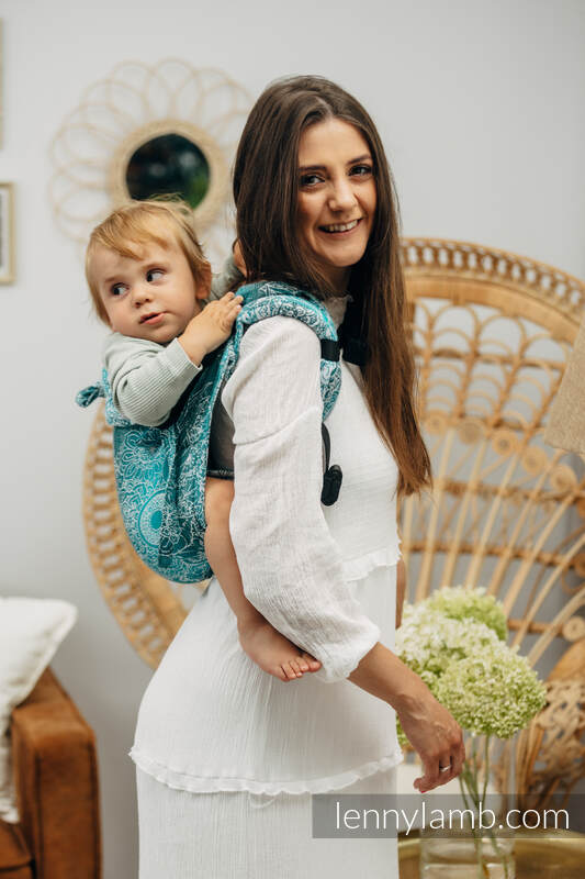 Lenny Buckle Onbuhimo Carrier - WILD WINE - ALLURE - 100% bomull