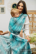 Load image into Gallery viewer, Lenny Lamb Woven Baby Wrap/Vävd sjal - WILD WINE - ALLURE - 100% bomull
