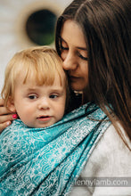 Load image into Gallery viewer, Lenny Lamb Woven Baby Wrap/Vävd sjal - WILD WINE - ALLURE - 100% bomull
