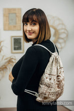 Load image into Gallery viewer, Sackpack - SYMPHONY CREAM &amp; BROWN
