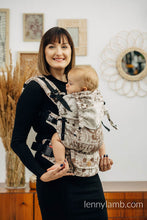 Ladda upp bild till gallerivisning, LennyUpGrade Carrier - SYMPHONY CREAM &amp; BROWN - 100% bomull

