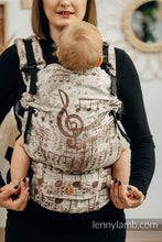 Ladda upp bild till gallerivisning, LennyUpGrade Carrier - SYMPHONY CREAM &amp; BROWN - 100% bomull
