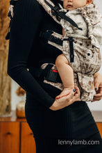 Ladda upp bild till gallerivisning, LennyUpGrade Carrier - SYMPHONY CREAM &amp; BROWN - 100% bomull
