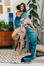 Laden Sie das Bild in den Galerie-Viewer, Lenny Lamb Woven Baby Wrap/Vävd sjal - AIRGLOW - 100% bomull
