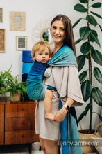 Laden Sie das Bild in den Galerie-Viewer, Lenny Lamb Woven Baby Wrap/Vävd sjal - AIRGLOW - 100% bomull
